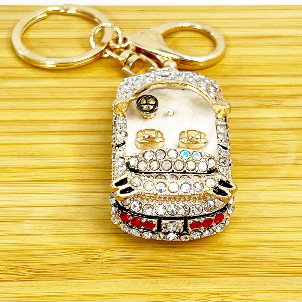 Luxury Bling Car Keychain | Rhinestone Crystal Key Ring - Picture 10 of 14